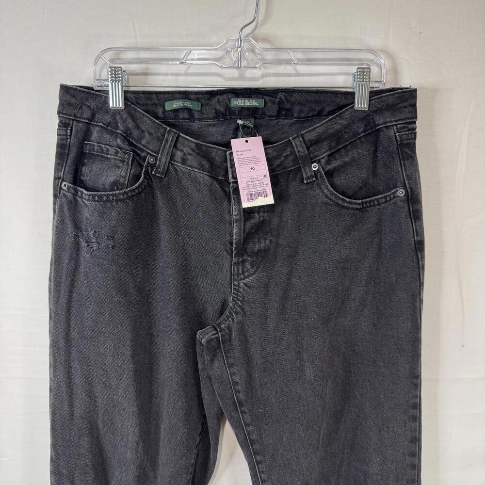 Wild Fable Black Low Rise Bootcut Size 10 NWT - Picture 2 of 3